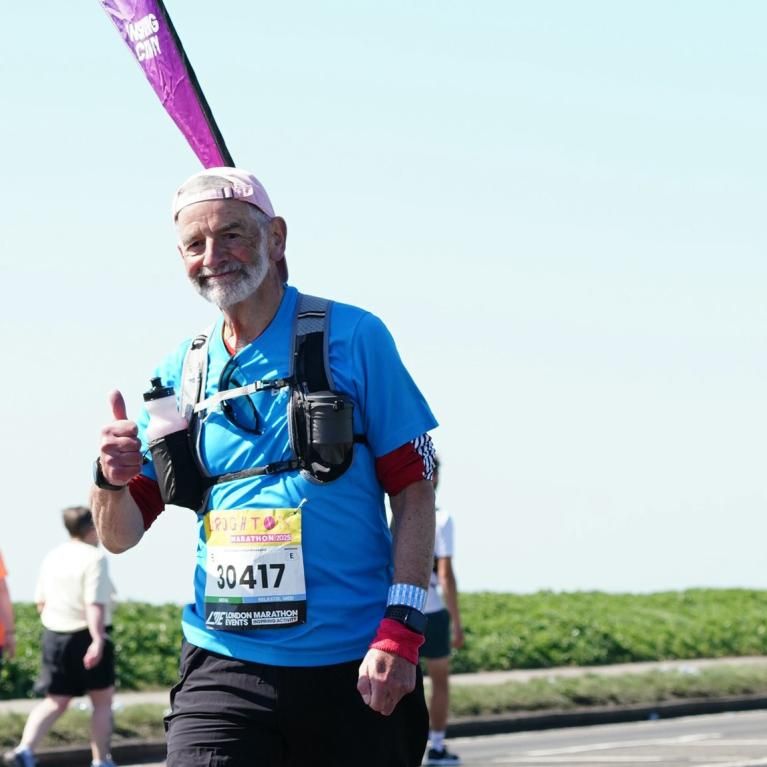 Kelvin MacDonald at Brighton Marathon