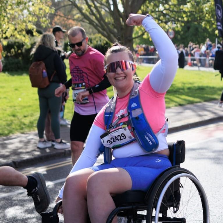 Poppy May at the Brighton Marathon