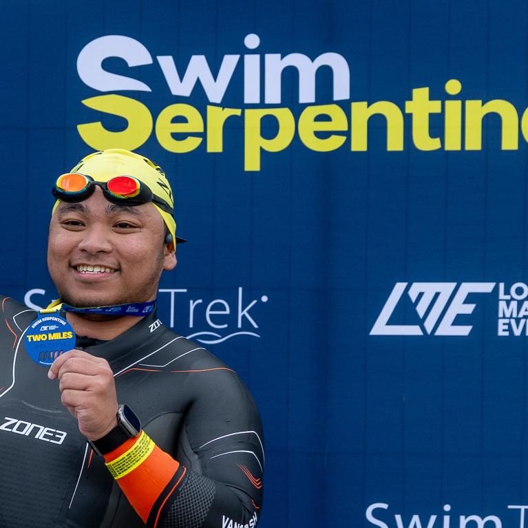 2026 Swim Serpentine medallist