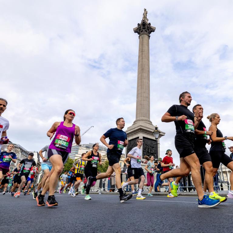 Participants running the Vitality London 10,000