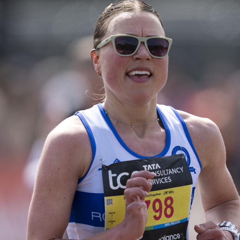 TCS London Marathon 2026 participant