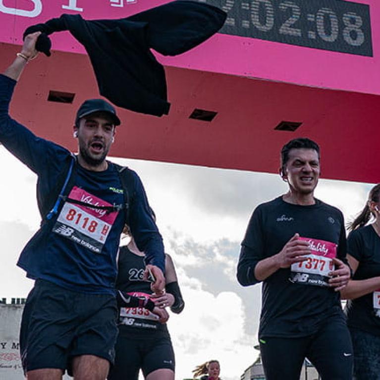 The Vitality Big Half Finish Line