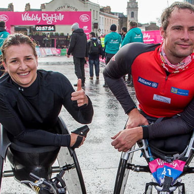 Manuela Schar and Marcel Hug