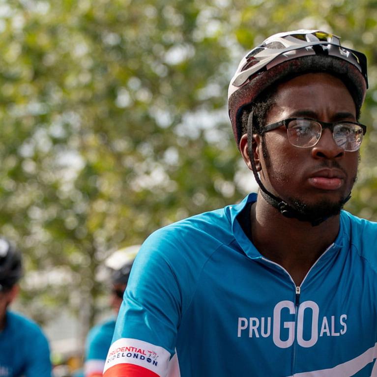 Riders start the RideLondon event