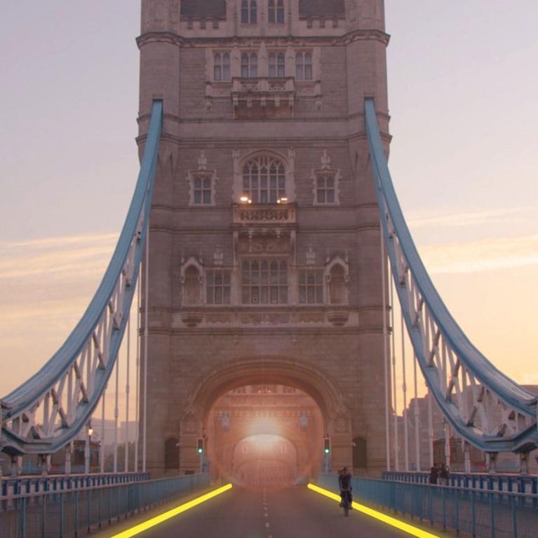 Finish at Tower Bridge
