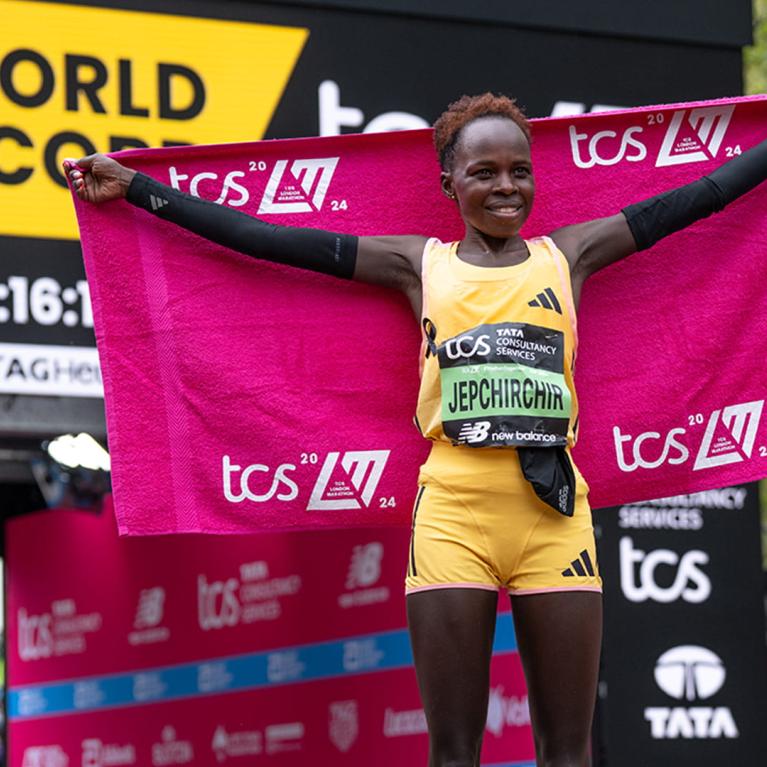 World record holder Peres Jepchirchir 