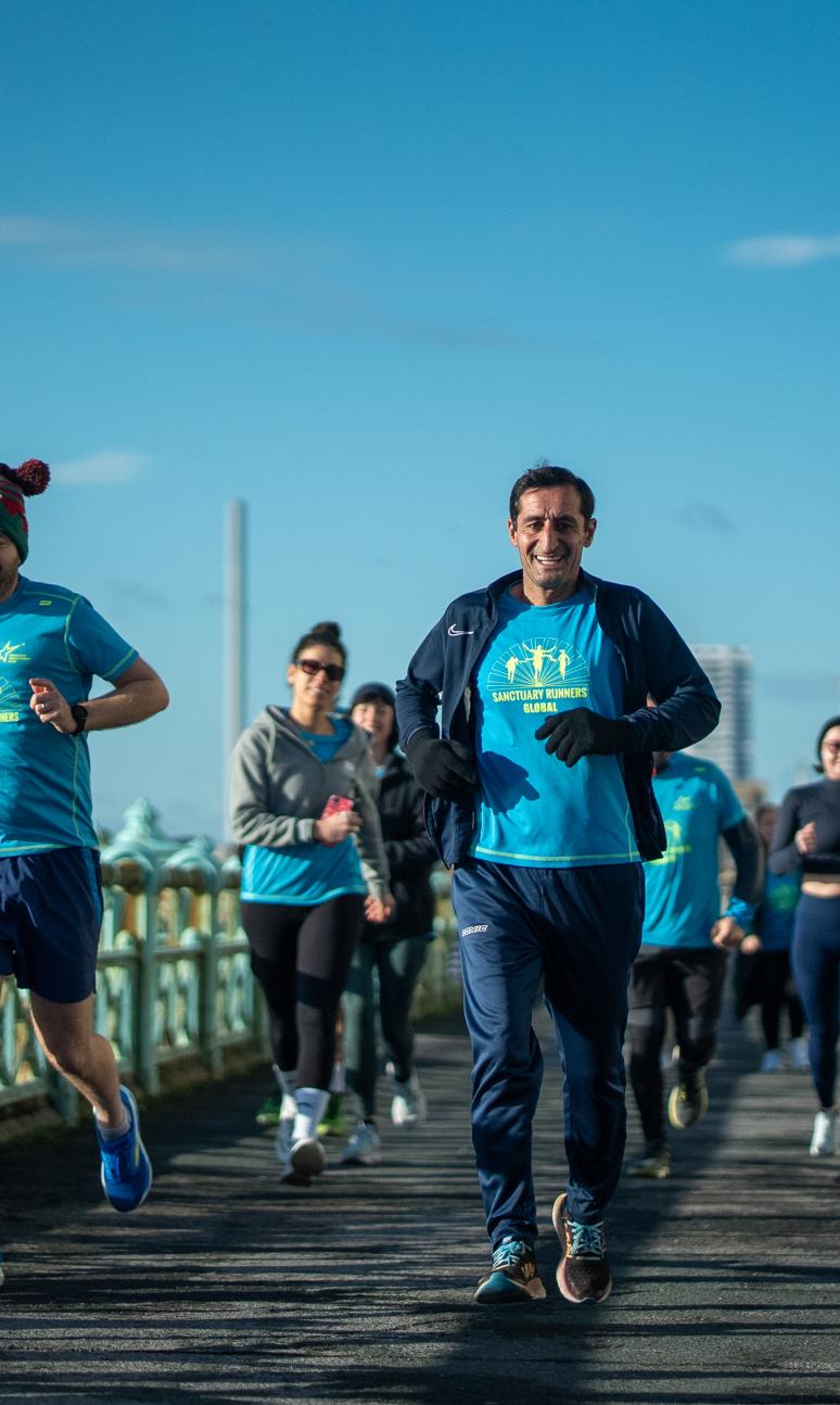 The Sanctuary Runners group out in Brighton