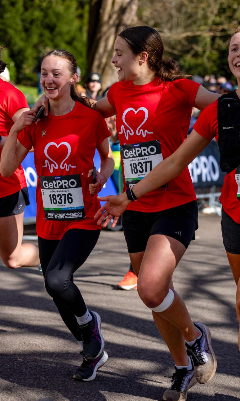 British Heart Foundation runners