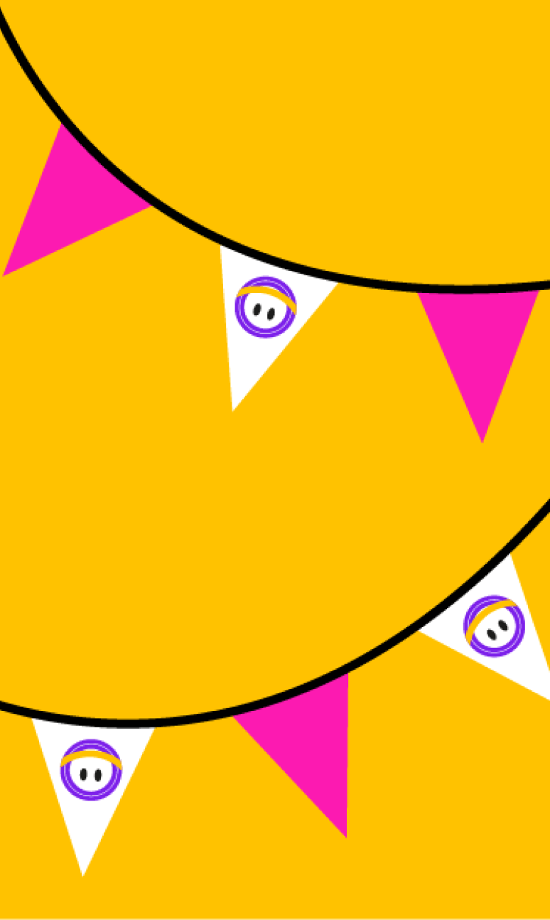 TCS Mini London Marathon bunting