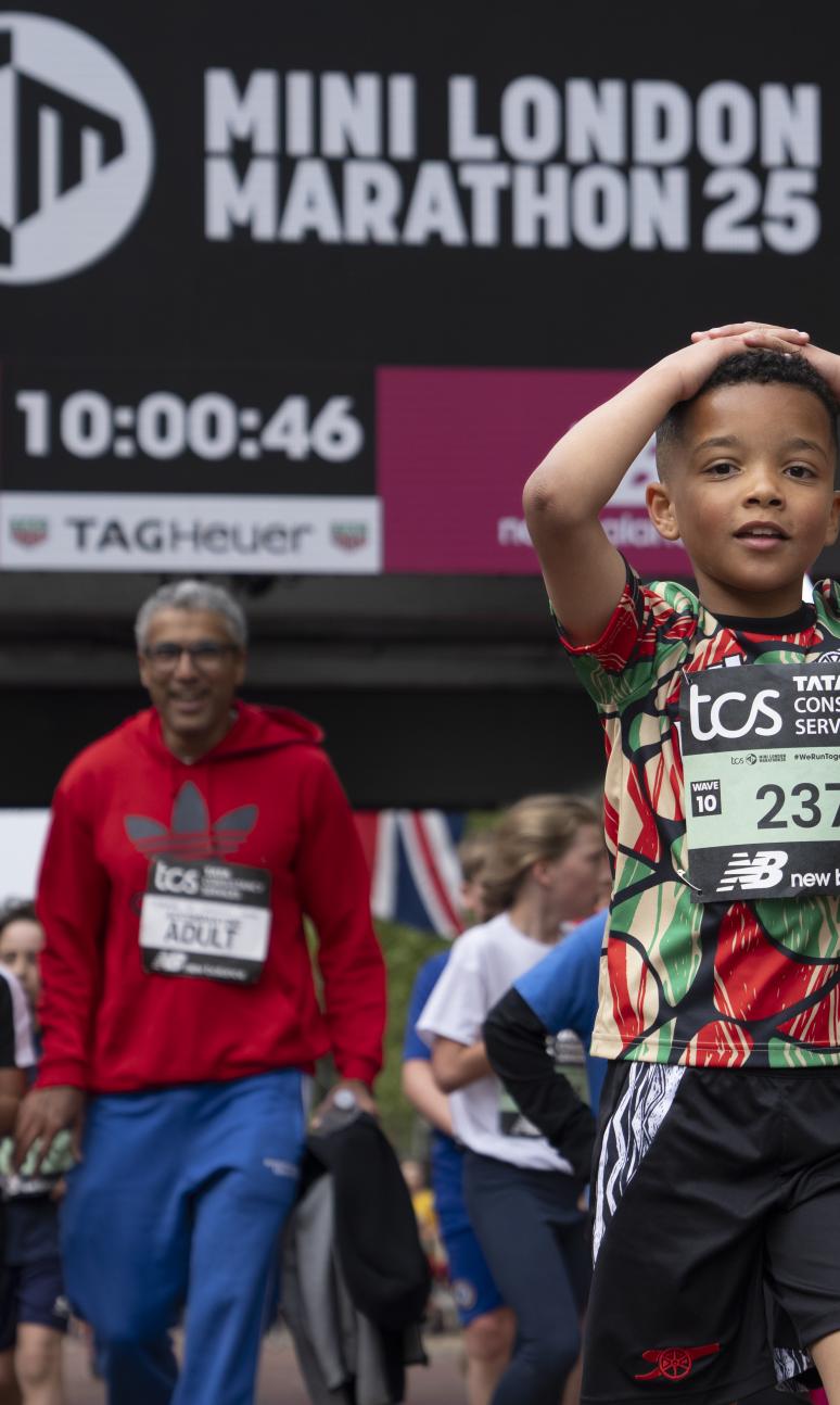 Mini London Marathon Finish Line