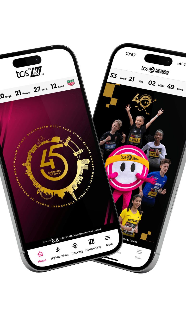 TCS London Marathon app
