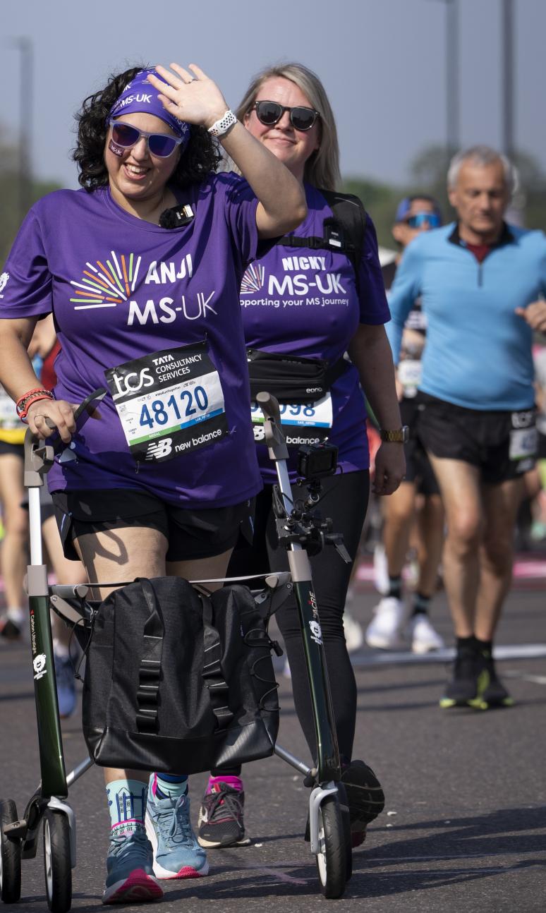 Participants set off at the Start Line