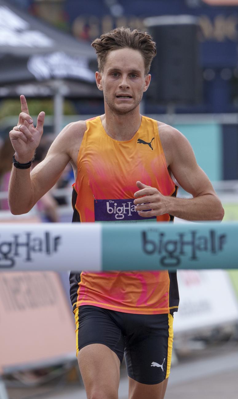 Jack Rowe at The Big Half in 2024