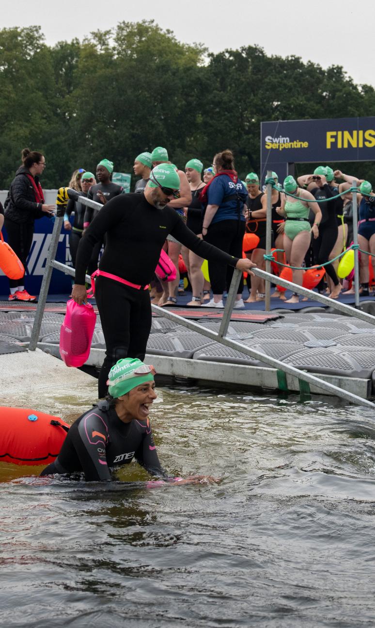 2025 Swim Serpentine participants