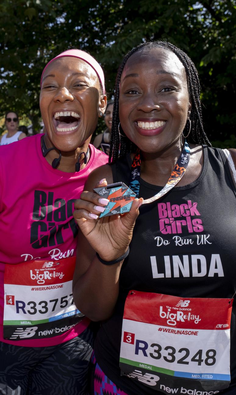 New Balance Relay participants celebrate 