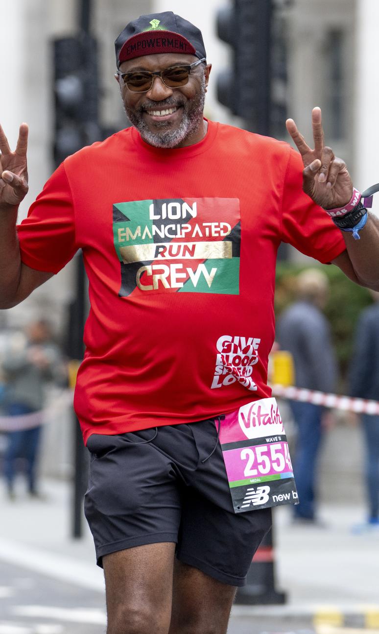 Emancipated Run Crew runner on the course 