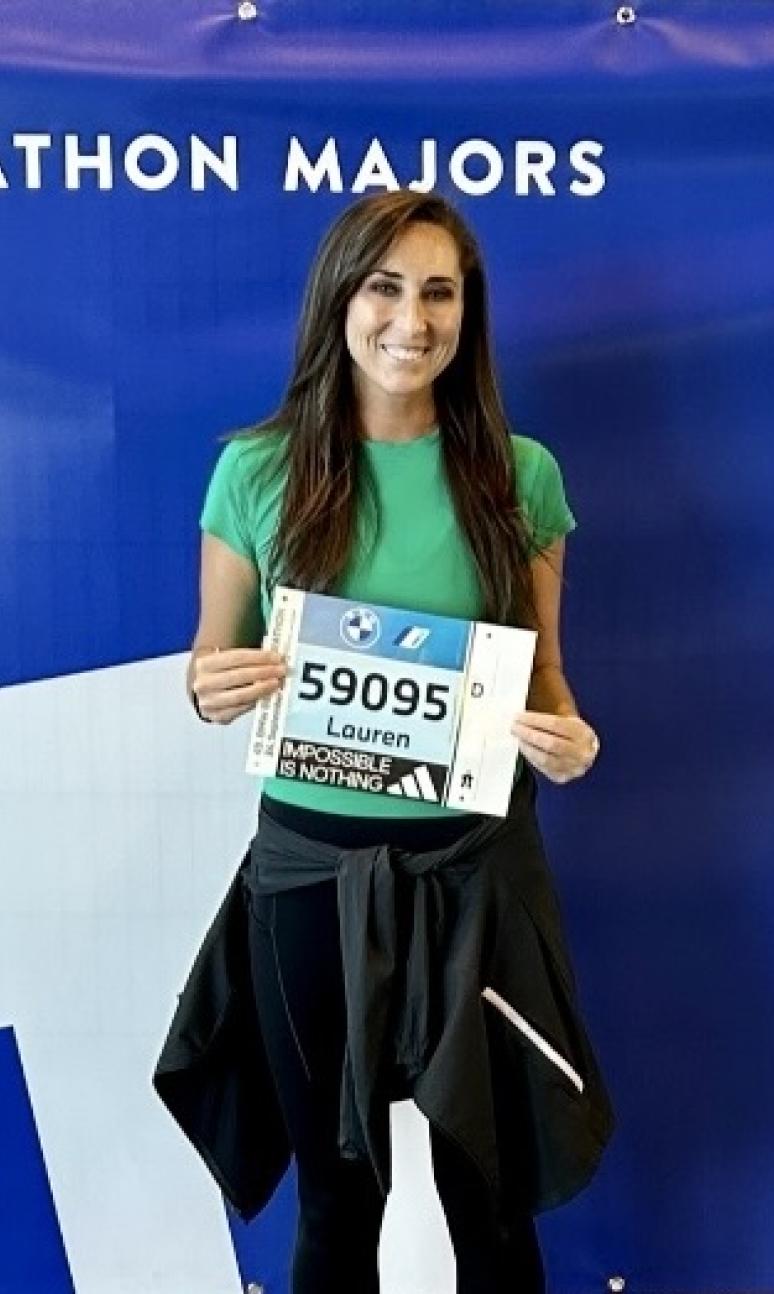 Lauren before Berlin Marathon