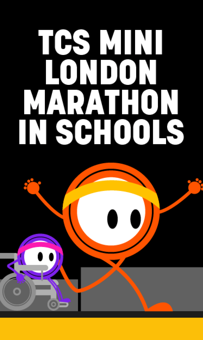 TCS Mini London Marathon in Schools graphic