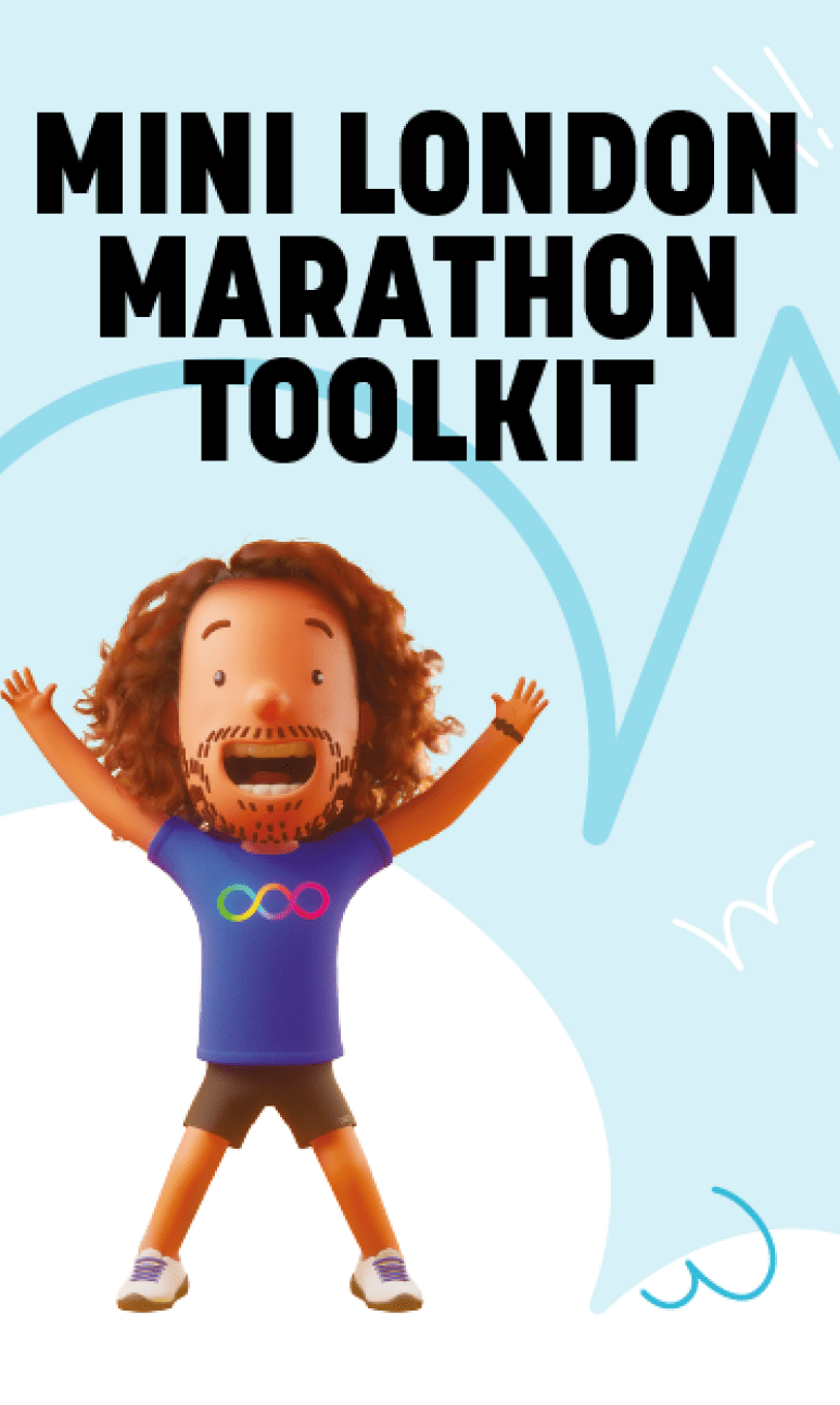 Joe Wicks jumping graphic