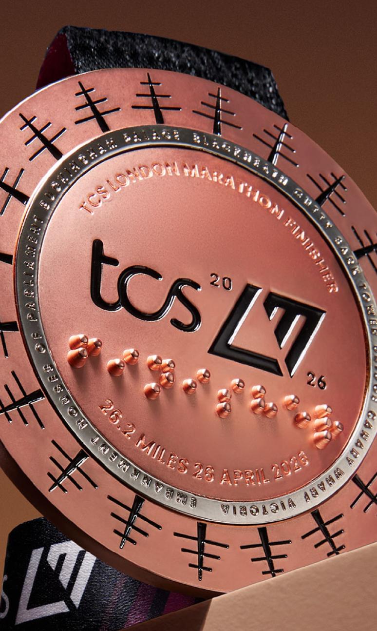 2026 TCS London Marathon medal