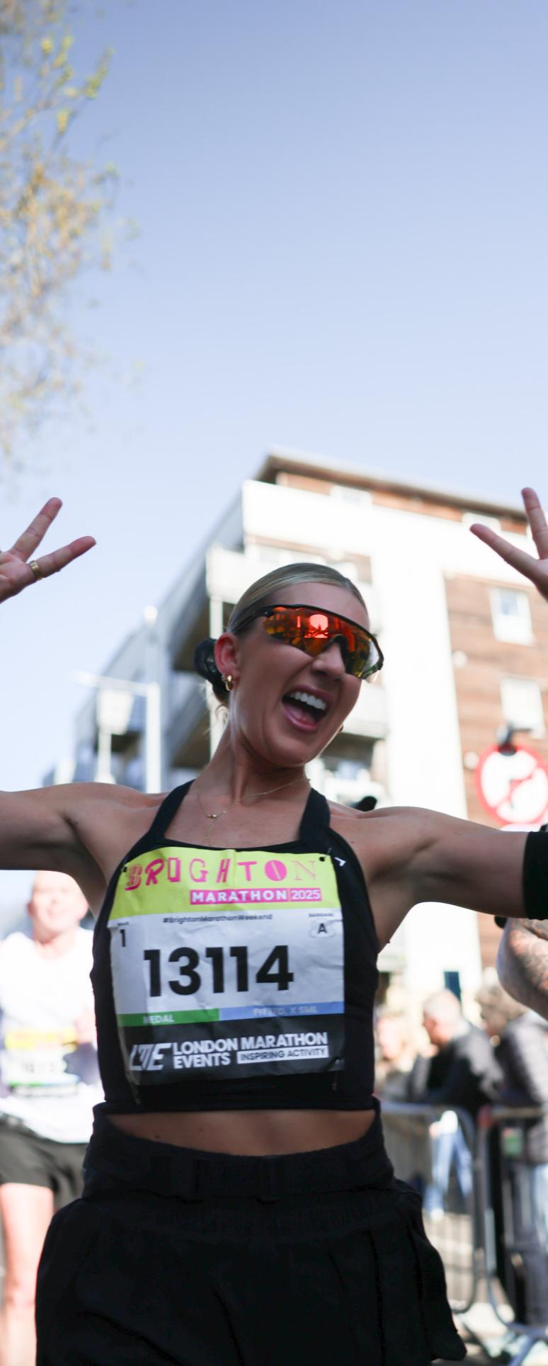 Brighton Marathon runner