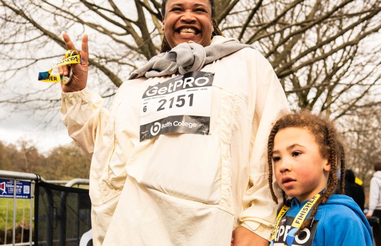 Two Bath Miles Finishers 