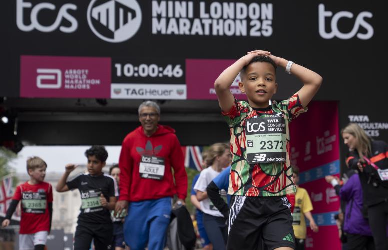 Mini London Marathon Finish Line