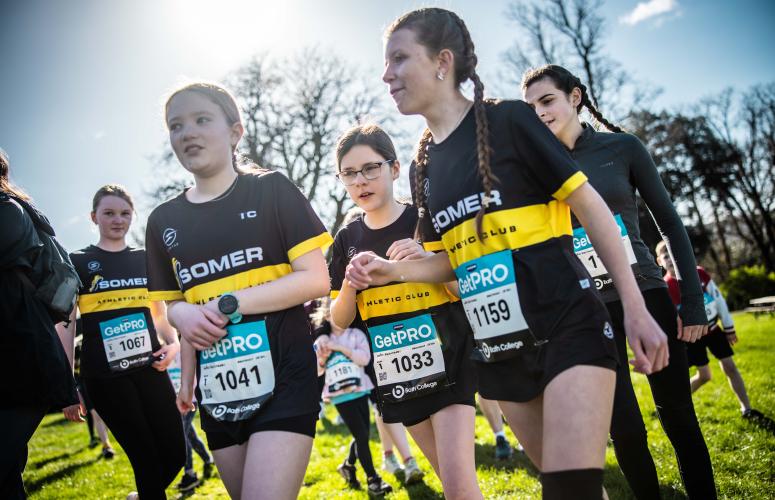 Bath Miles participants head to the Start 