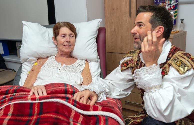 Debbie and the cast of Cinderella 