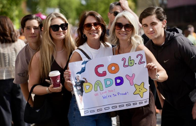 London Marathon spectators