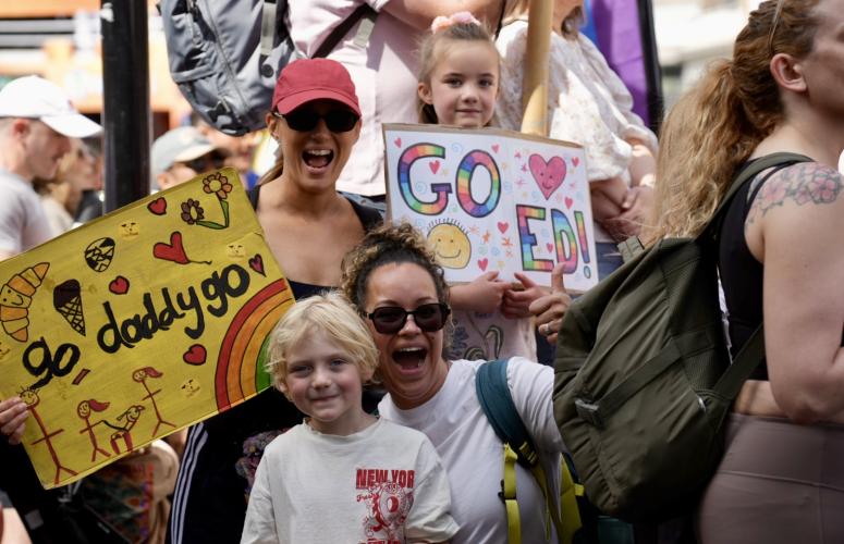 London Marathon spectators