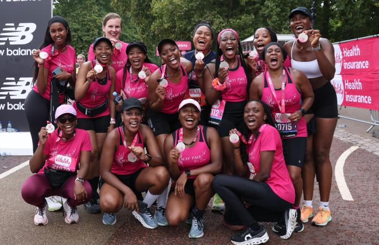 Sexy Pace Run Crew at the Vitality London 10,000