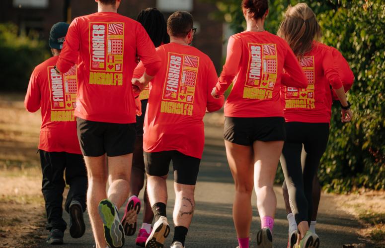 Rep Runners doing a shakeout run in Central London