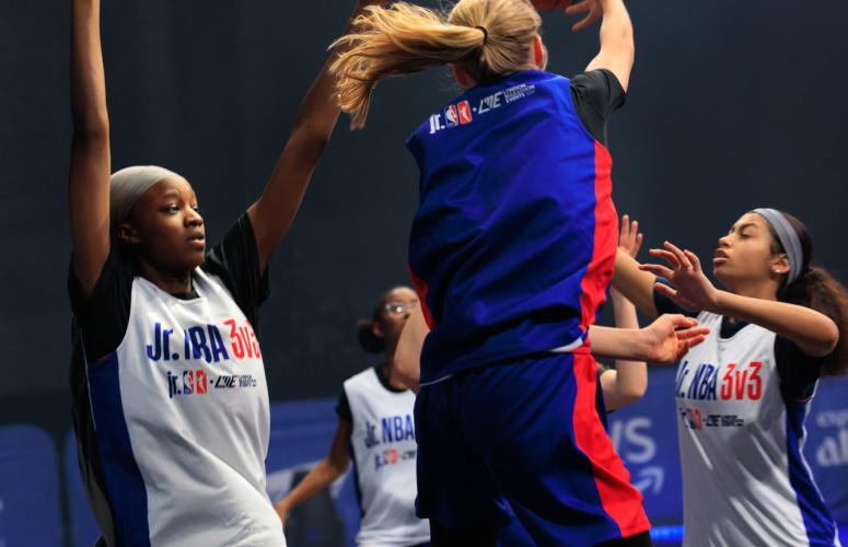 Jr. NBA players take over NBA house