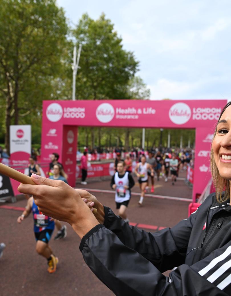 Jess Ennis-Hill starts the Vitality London 10,000