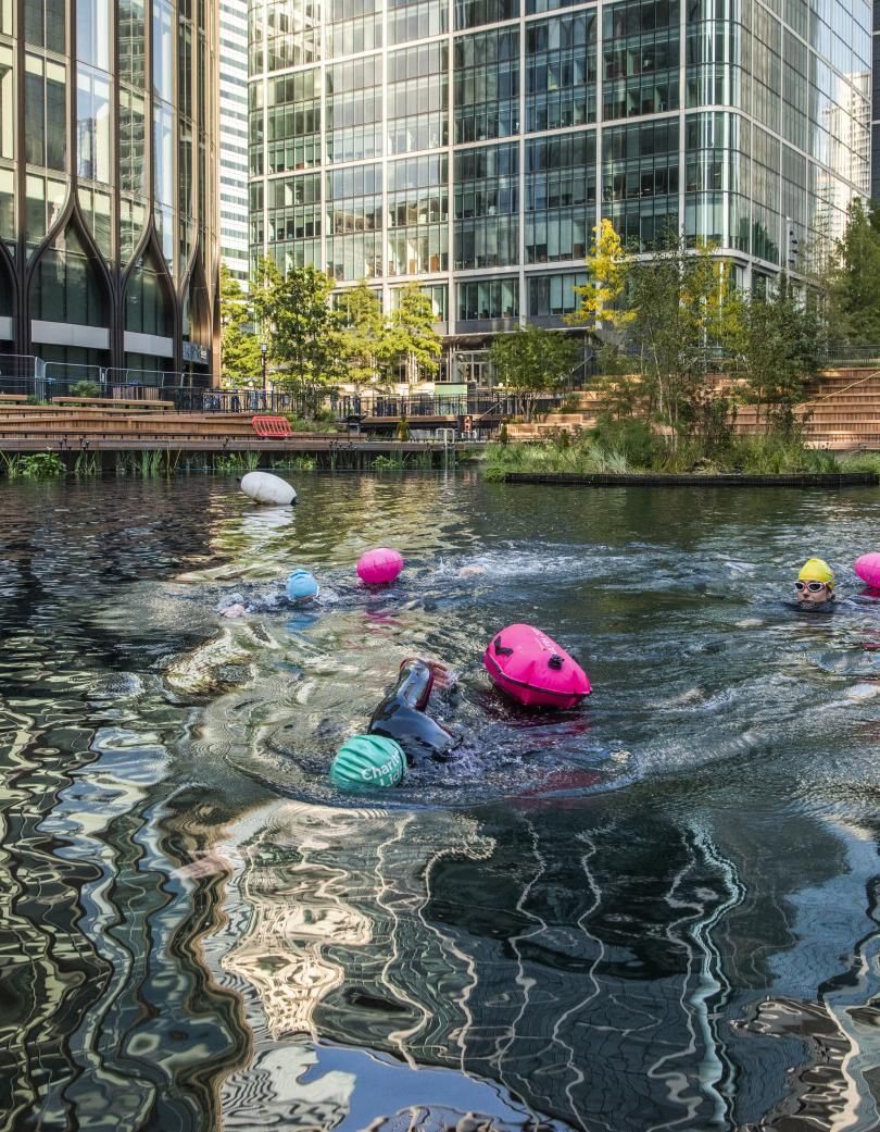 Eden Dock at Canary Wharf 