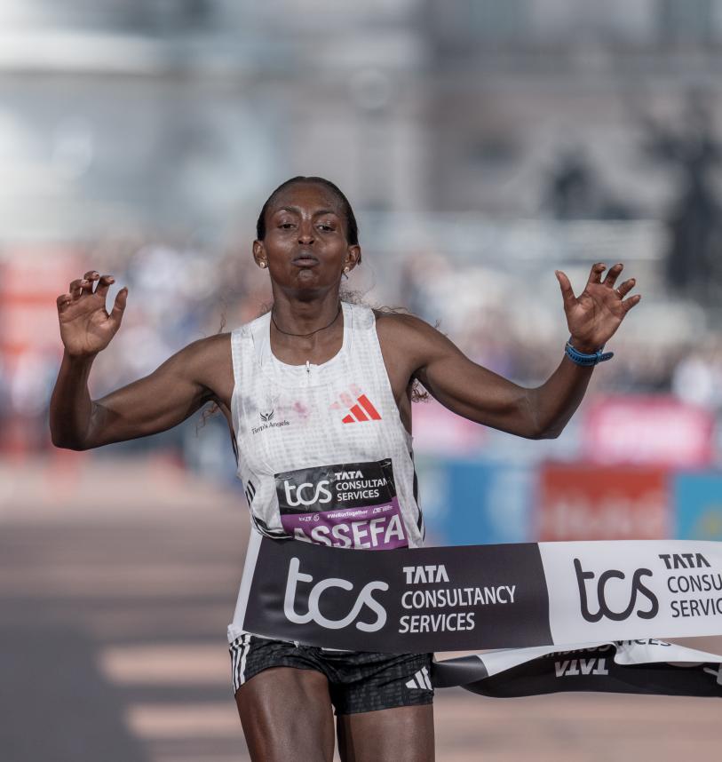 Tigst Assefa winner of women elites