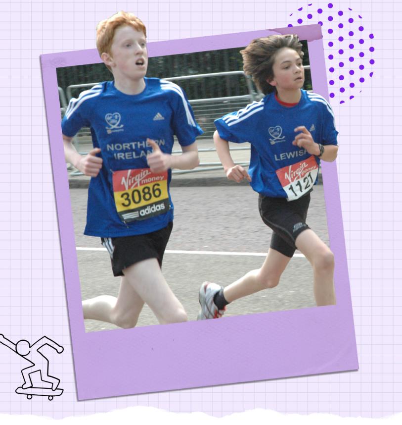 Alex Yee at the Mini London Marathon