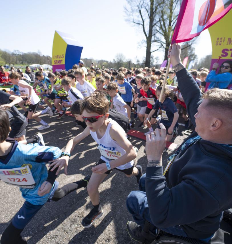 David Weir starts the 2025 Brighton Miles 