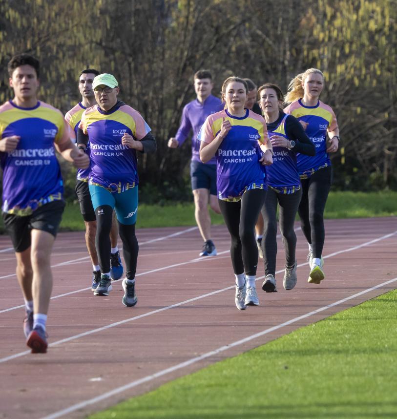 Pancreatic Cancer UK runners