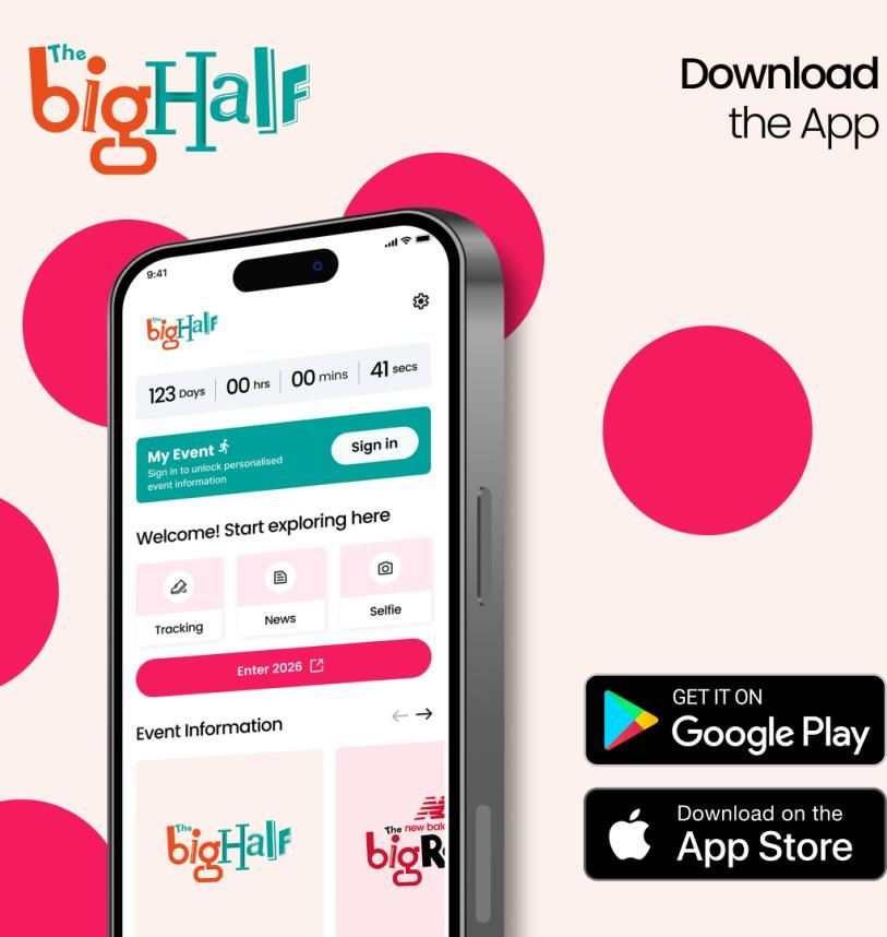 The Big Half app graphic