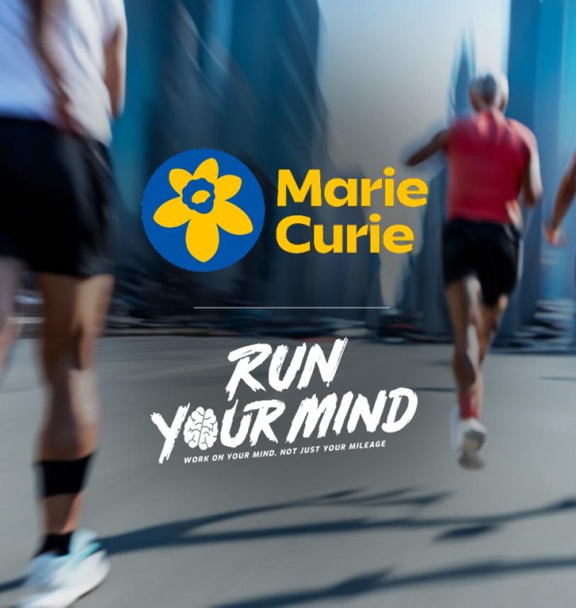 Runners taking part in one of Marie Curie's Grief Run Club 