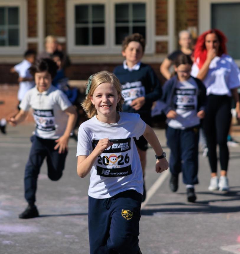 A school taking on the daily mile 