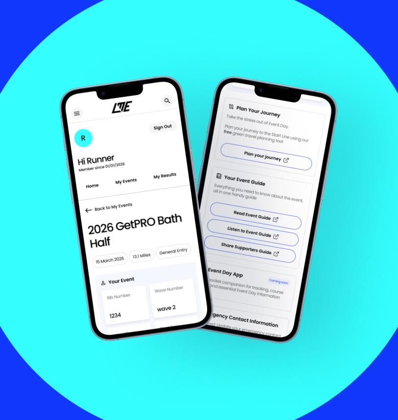 Account displayed on an iPhone