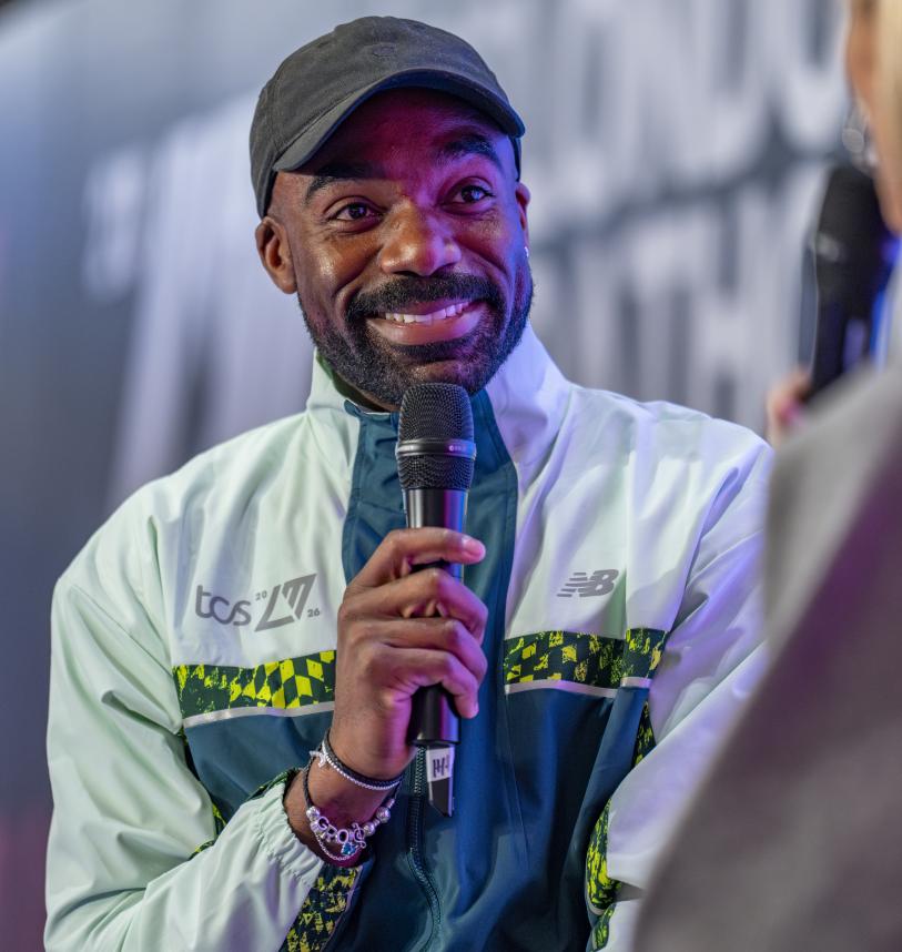 Ore Oduba speaking on Centre Stage