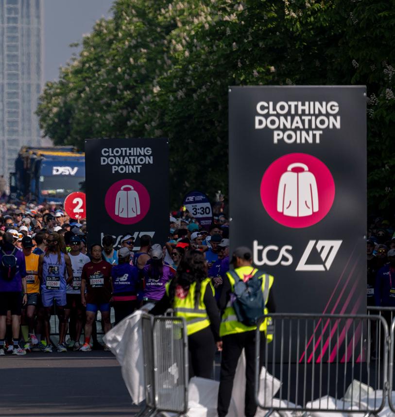 Clothing Donation point signage 