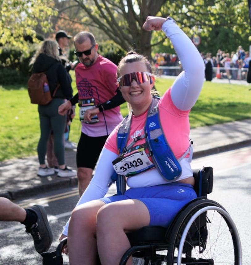 Poppy May at the Brighton Marathon