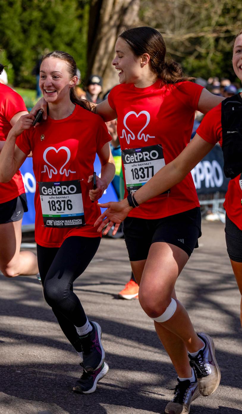British Heart Foundation runners
