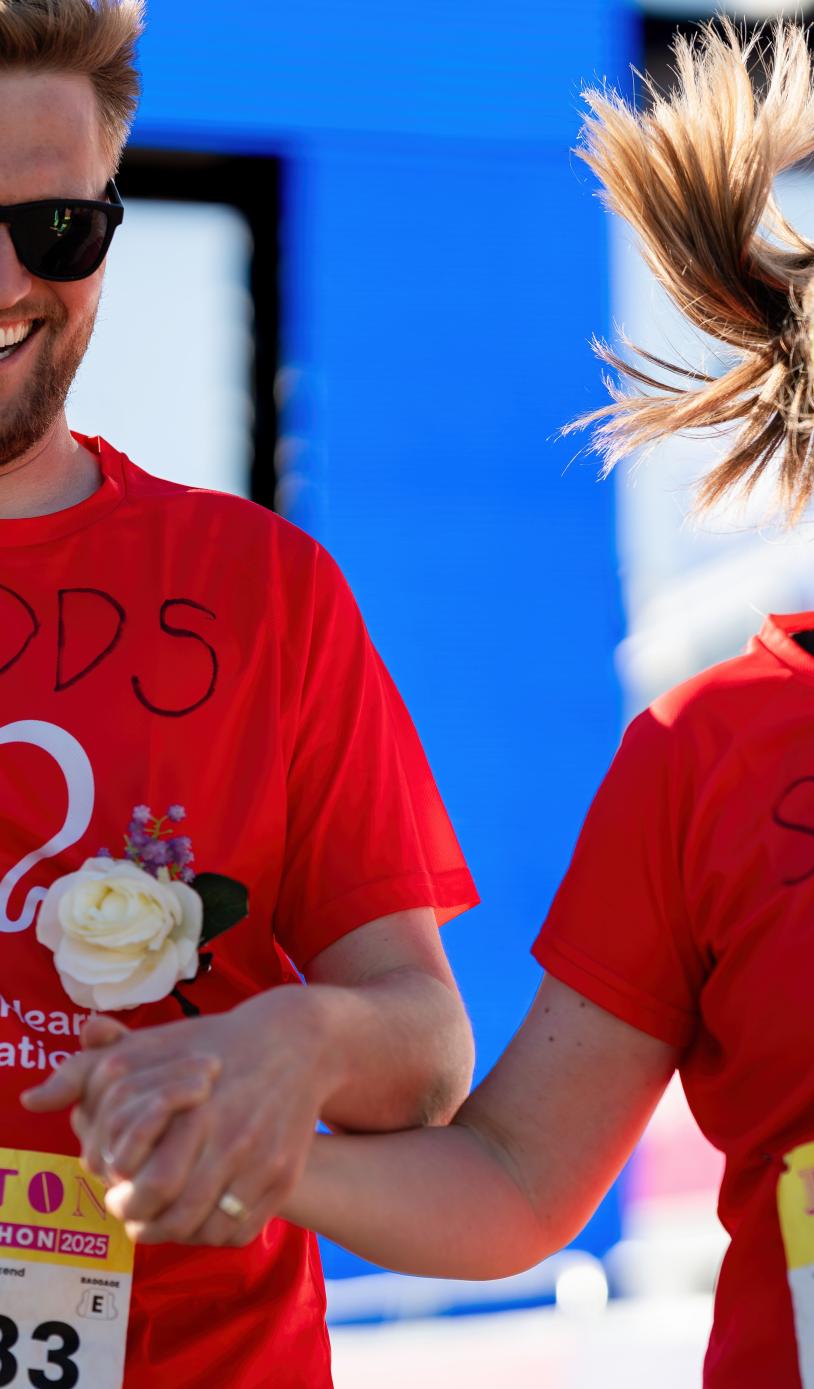 British Heart Foundation charity runners
