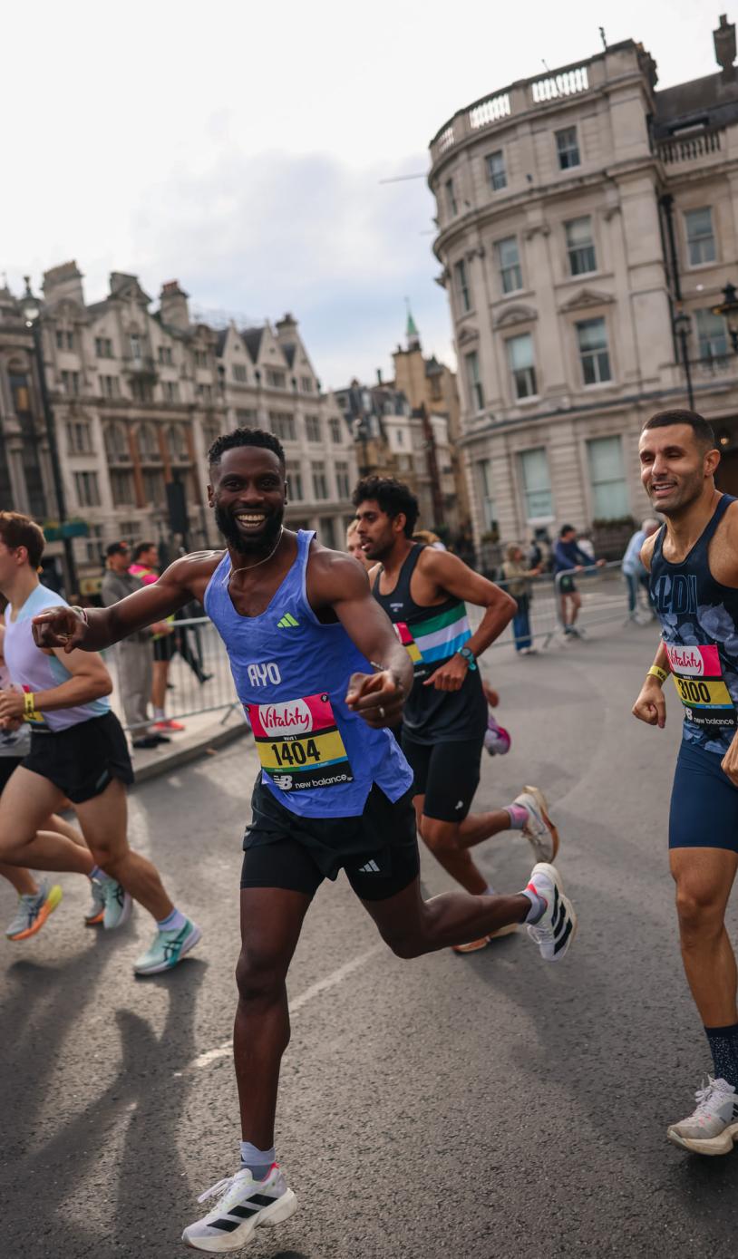 Runners on the Vitality London 10,000 course